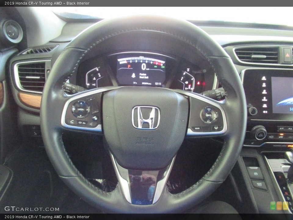 Black Interior Steering Wheel for the 2019 Honda CR-V Touring AWD #139313149