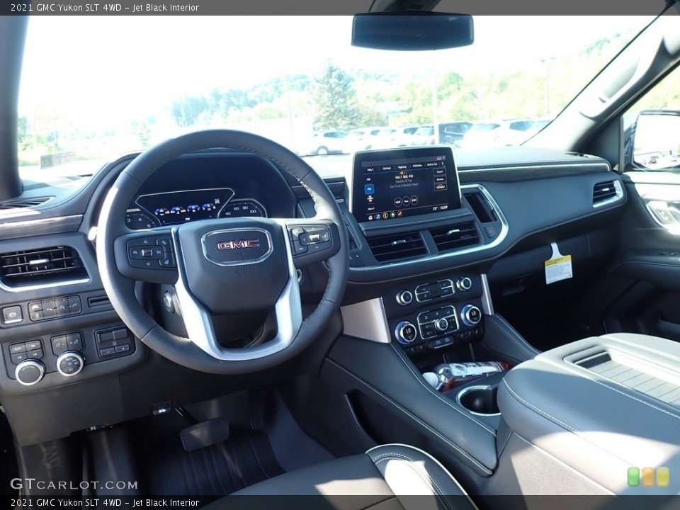 Jet Black Interior Dashboard for the 2021 GMC Yukon SLT 4WD #139320977
