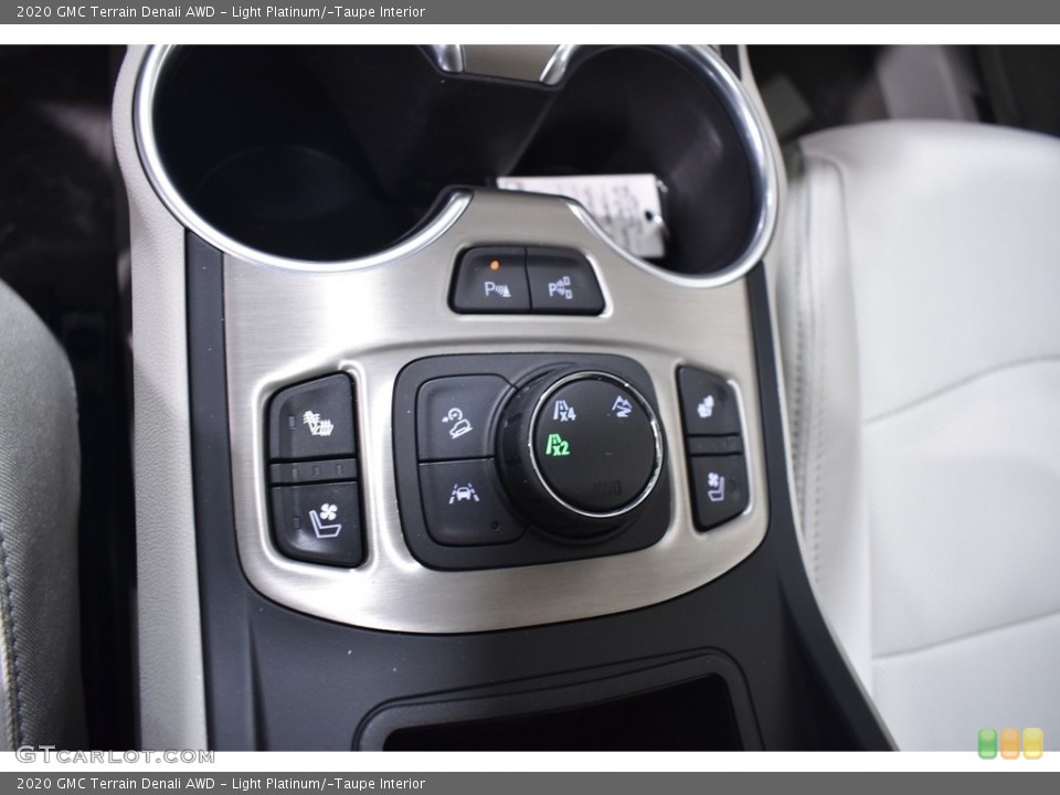 Light Platinum/­Taupe Interior Controls for the 2020 GMC Terrain Denali AWD #139322723