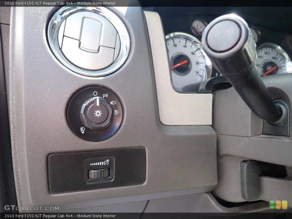 Medium Stone Interior Controls for the 2010 Ford F150 XLT Regular Cab 4x4 #139323002