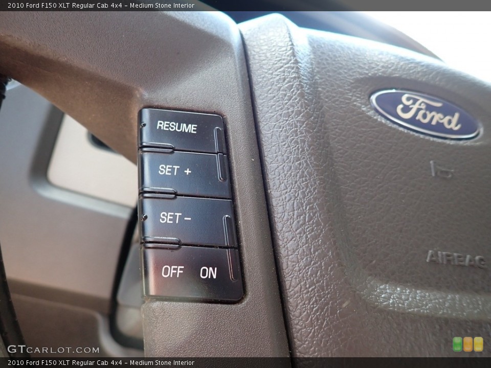 Medium Stone Interior Steering Wheel for the 2010 Ford F150 XLT Regular Cab 4x4 #139323122