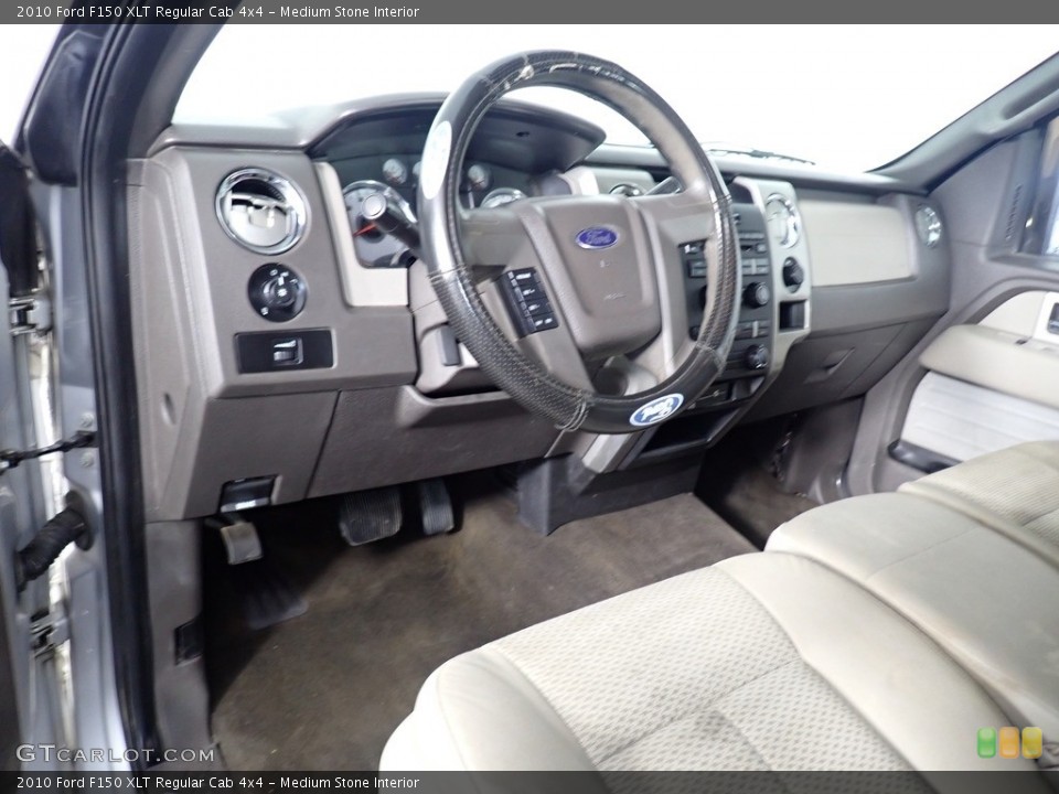 Medium Stone Interior Dashboard for the 2010 Ford F150 XLT Regular Cab 4x4 #139323230