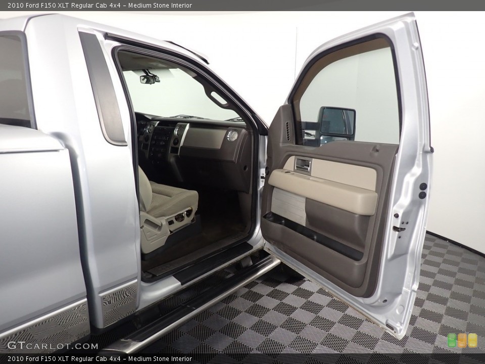 Medium Stone Interior Door Panel for the 2010 Ford F150 XLT Regular Cab 4x4 #139323254