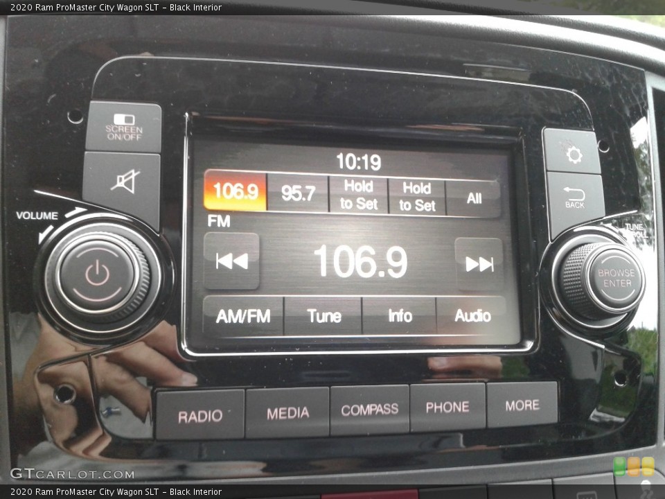 Black Interior Audio System for the 2020 Ram ProMaster City Wagon SLT #139324718