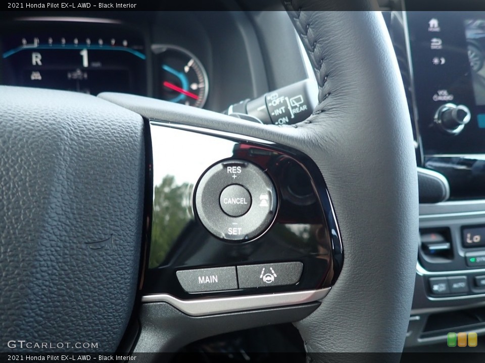 Black Interior Steering Wheel for the 2021 Honda Pilot EX-L AWD #139324880