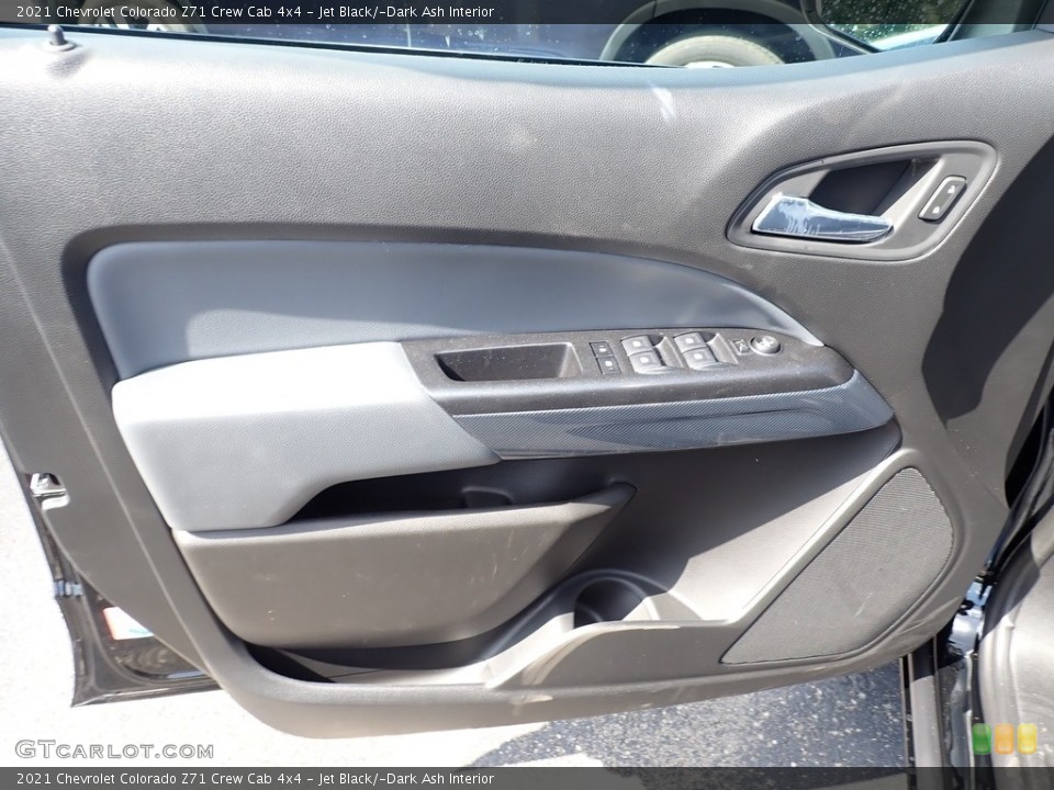 Jet Black/­Dark Ash Interior Door Panel for the 2021 Chevrolet Colorado Z71 Crew Cab 4x4 #139325948