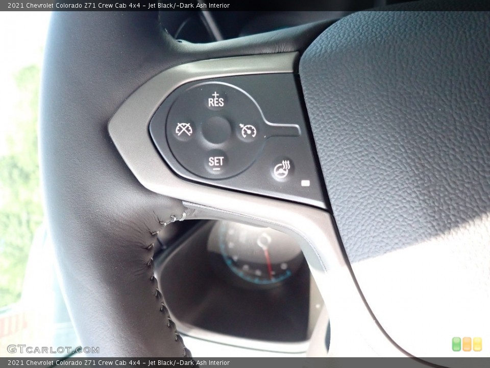 Jet Black/­Dark Ash Interior Steering Wheel for the 2021 Chevrolet Colorado Z71 Crew Cab 4x4 #139326089
