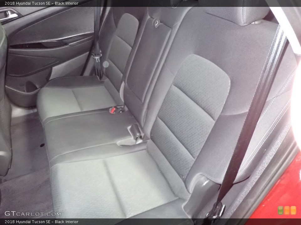 Black Interior Rear Seat for the 2018 Hyundai Tucson SE #139326659