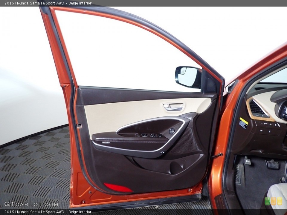 Beige Interior Door Panel for the 2016 Hyundai Santa Fe Sport AWD #139327895