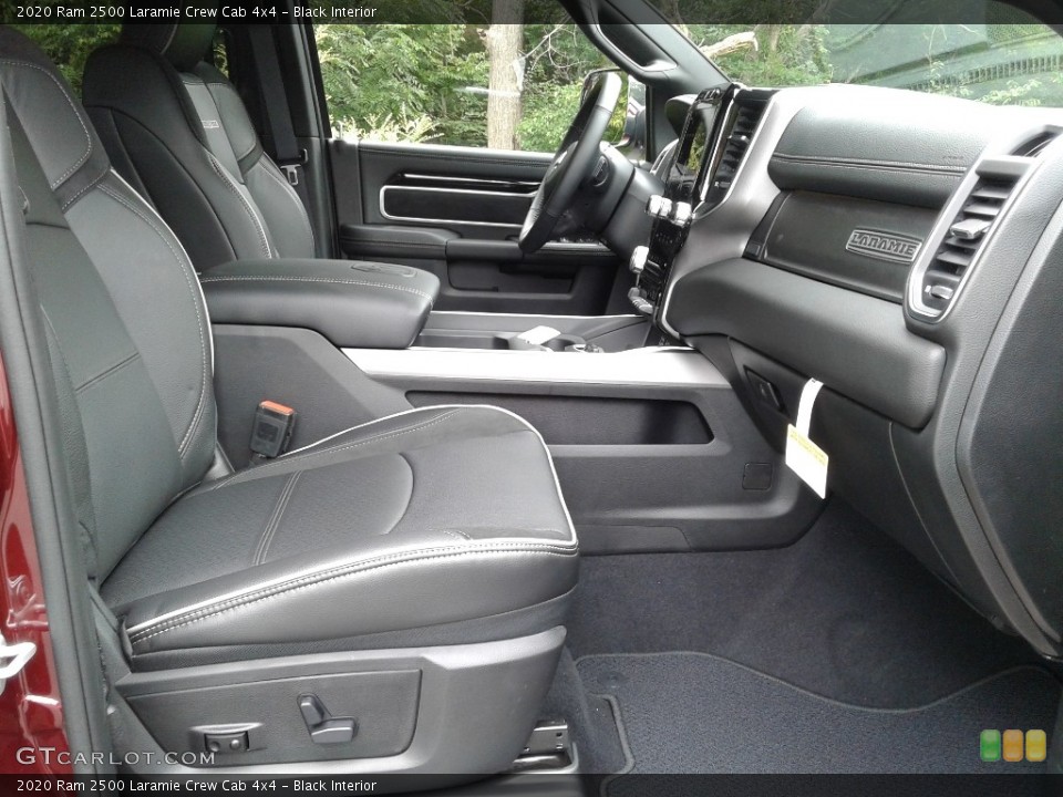 Black Interior Front Seat for the 2020 Ram 2500 Laramie Crew Cab 4x4 #139328906