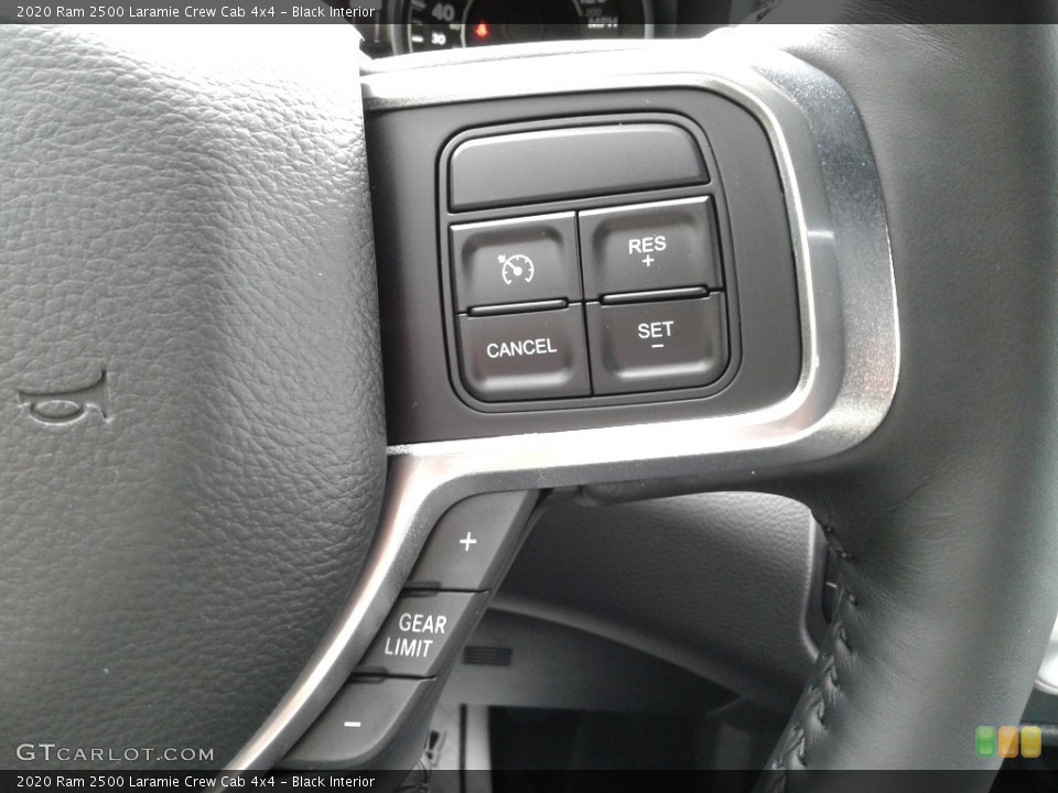 Black Interior Steering Wheel for the 2020 Ram 2500 Laramie Crew Cab 4x4 #139328963