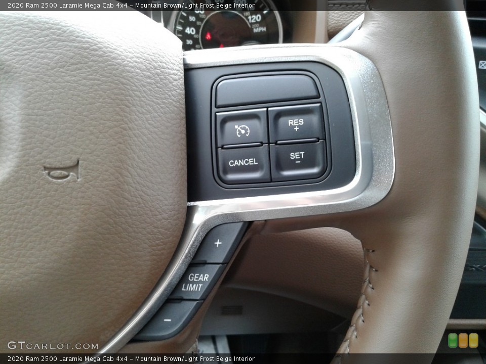 Mountain Brown/Light Frost Beige Interior Steering Wheel for the 2020 Ram 2500 Laramie Mega Cab 4x4 #139329668