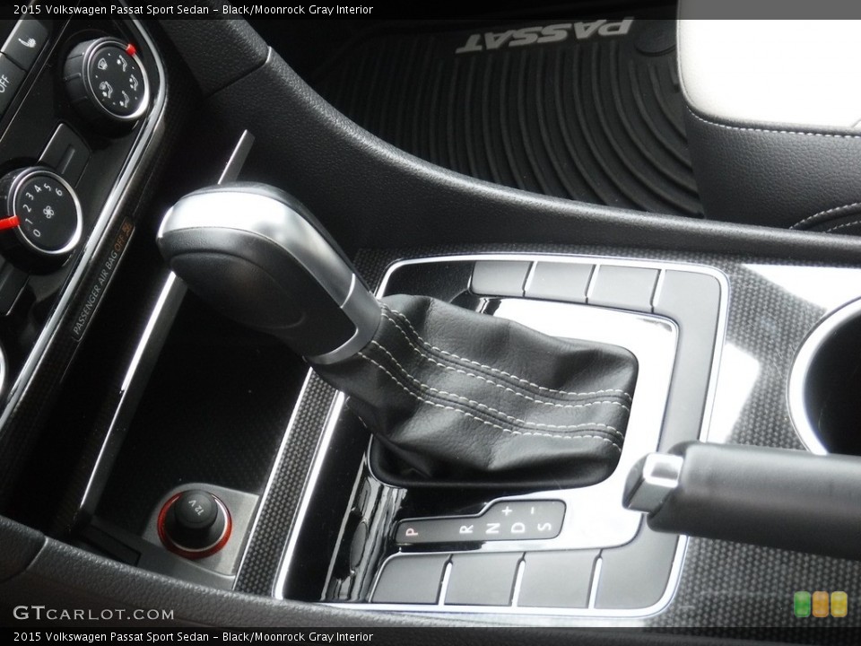 Black/Moonrock Gray Interior Transmission for the 2015 Volkswagen Passat Sport Sedan #139331750