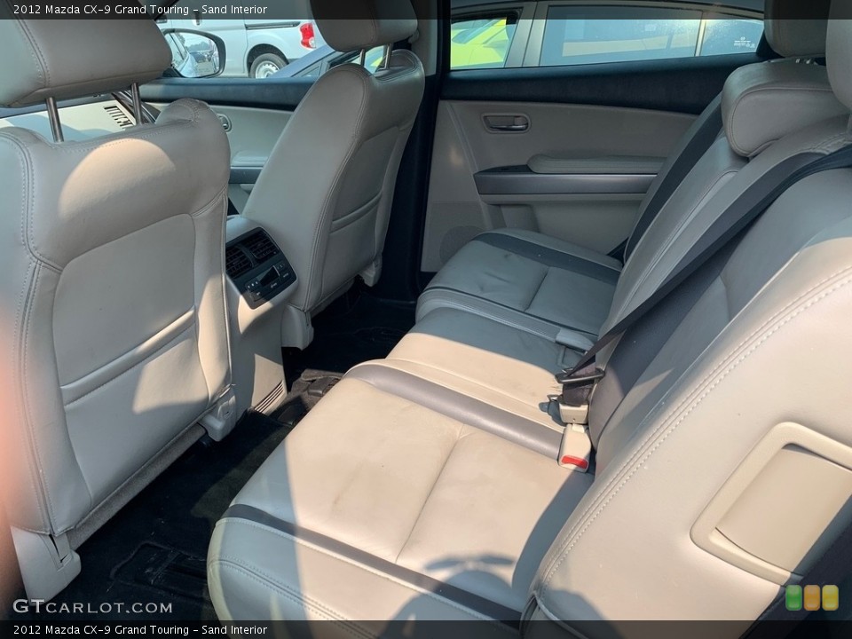 Sand Interior Rear Seat for the 2012 Mazda CX-9 Grand Touring #139331777