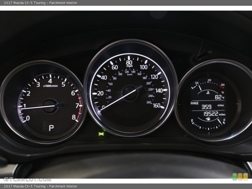 Parchment Interior Gauges for the 2017 Mazda CX-5 Touring #139334504
