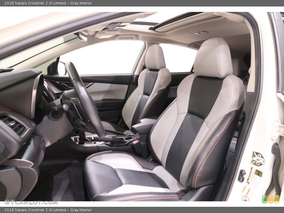 Gray Interior Front Seat for the 2018 Subaru Crosstrek 2.0i Limited #139334858