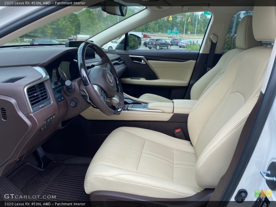 Parchment Interior Photo for the 2020 Lexus RX 450hL AWD #139337456