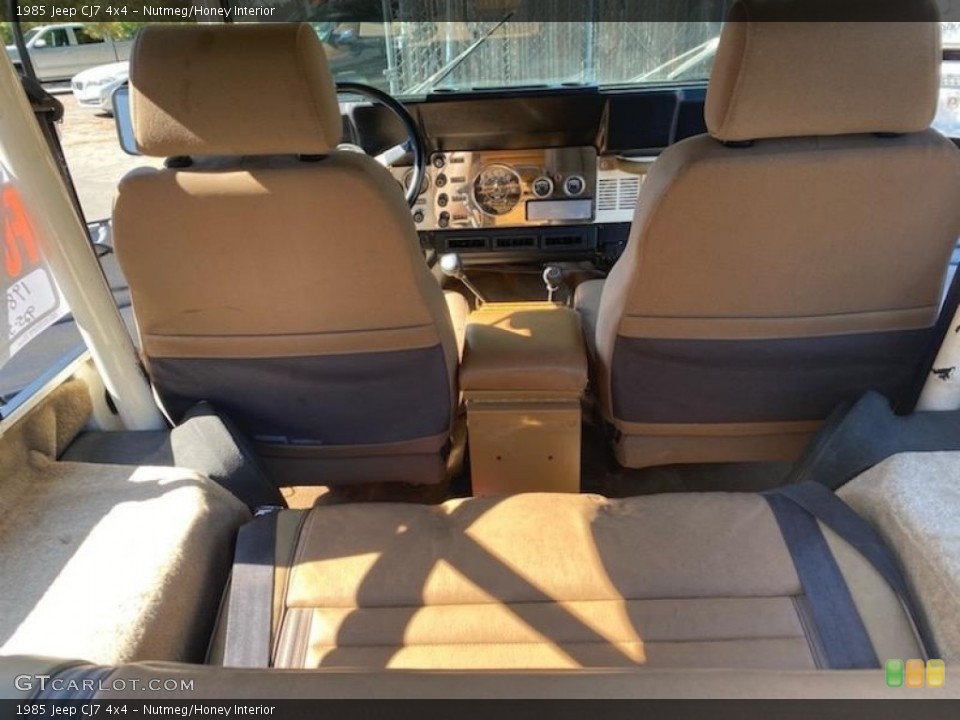 Nutmeg/Honey Interior Rear Seat for the 1985 Jeep CJ7 4x4 #139338476