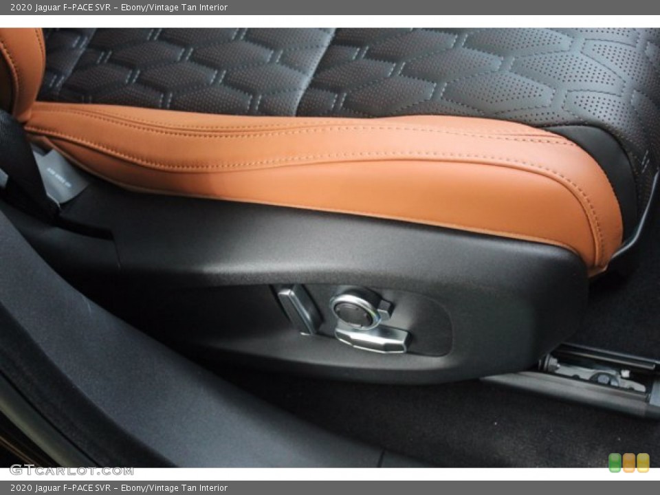 Ebony/Vintage Tan Interior Front Seat for the 2020 Jaguar F-PACE SVR #139341789