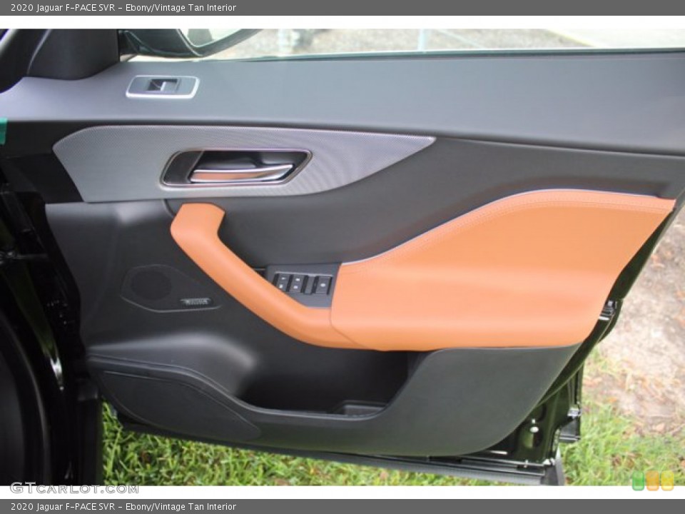 Ebony/Vintage Tan Interior Door Panel for the 2020 Jaguar F-PACE SVR #139341810
