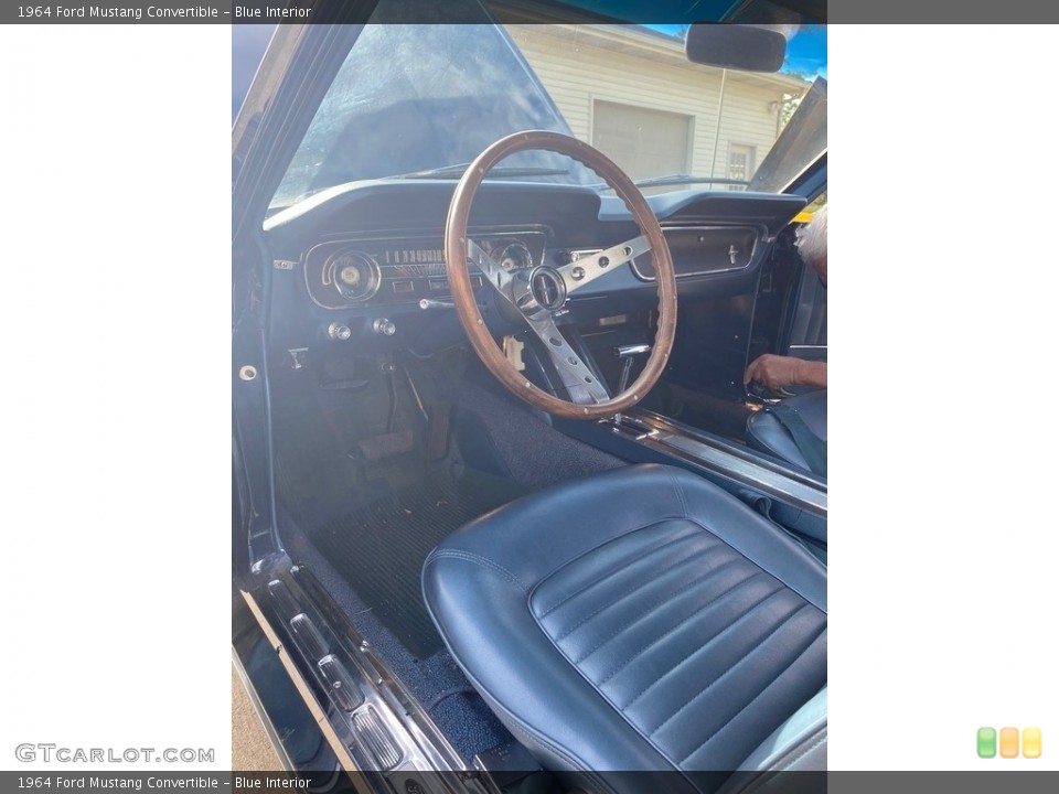 Blue Interior Photo for the 1964 Ford Mustang Convertible #139346931