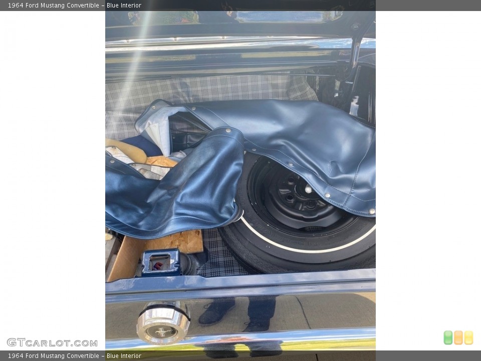 Blue Interior Trunk for the 1964 Ford Mustang Convertible #139347318