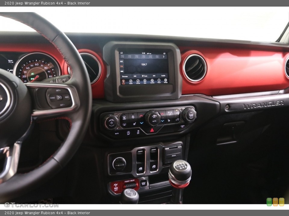 Black Interior Controls for the 2020 Jeep Wrangler Rubicon 4x4 #139348269
