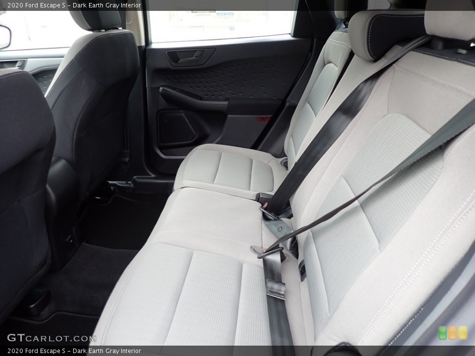 Dark Earth Gray Interior Rear Seat for the 2020 Ford Escape S #139350369