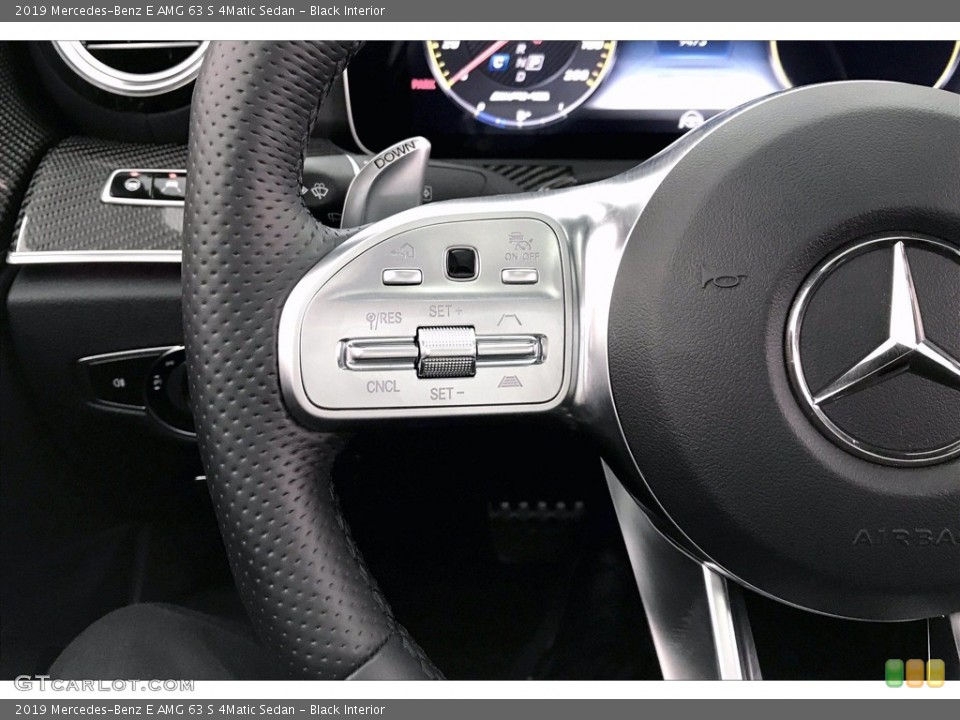 Black Interior Steering Wheel for the 2019 Mercedes-Benz E AMG 63 S 4Matic Sedan #139350618