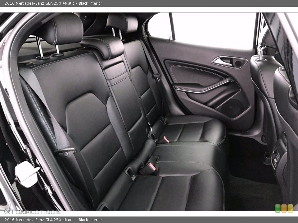 Black Interior Rear Seat for the 2016 Mercedes-Benz GLA 250 4Matic #139353963