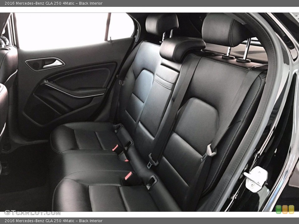 Black Interior Rear Seat for the 2016 Mercedes-Benz GLA 250 4Matic #139353983