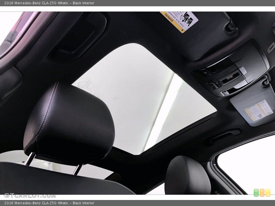 Black Interior Sunroof for the 2016 Mercedes-Benz GLA 250 4Matic #139354119