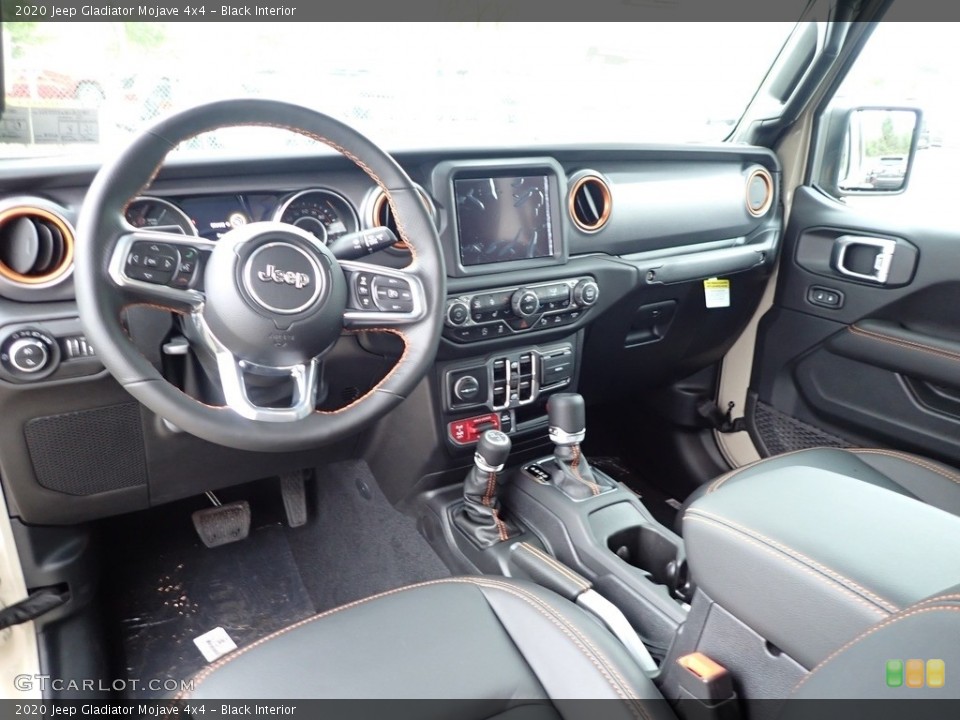 Black Interior Dashboard for the 2020 Jeep Gladiator Mojave 4x4 #139358464