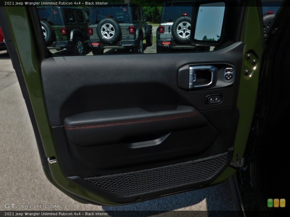 Black Interior Door Panel for the 2021 Jeep Wrangler Unlimited Rubicon 4x4 #139360279