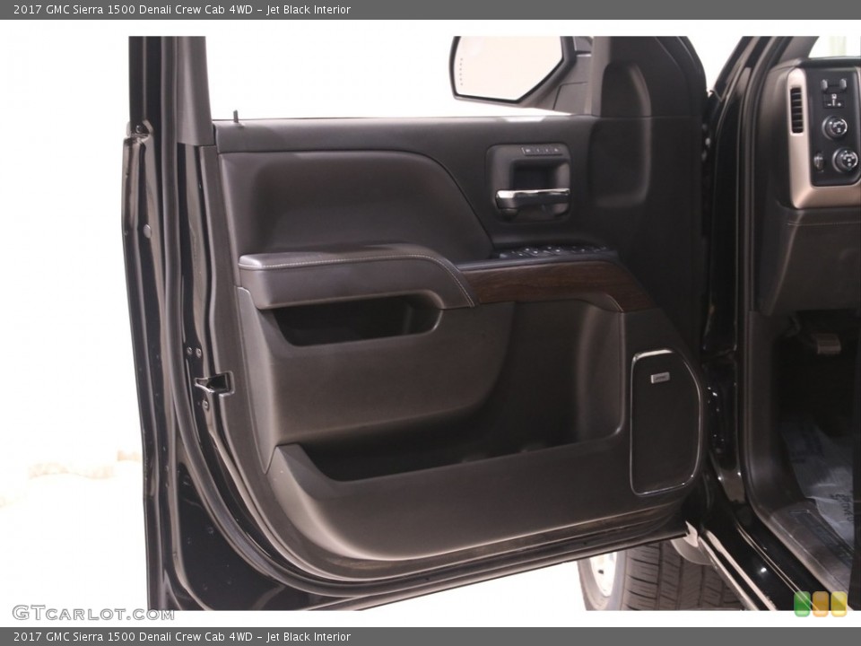 Jet Black Interior Door Panel for the 2017 GMC Sierra 1500 Denali Crew Cab 4WD #139364128