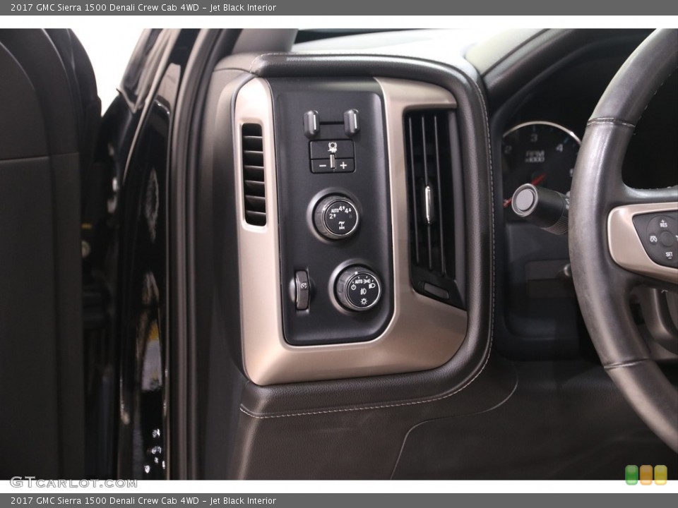 Jet Black Interior Controls for the 2017 GMC Sierra 1500 Denali Crew Cab 4WD #139364177