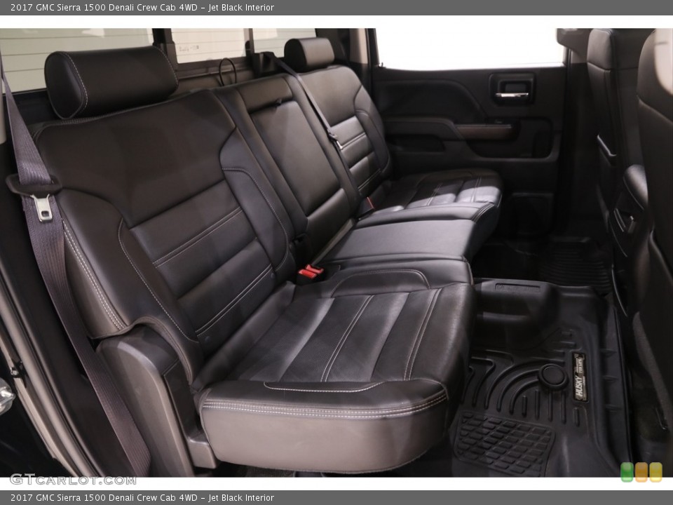 Jet Black Interior Rear Seat for the 2017 GMC Sierra 1500 Denali Crew Cab 4WD #139364416