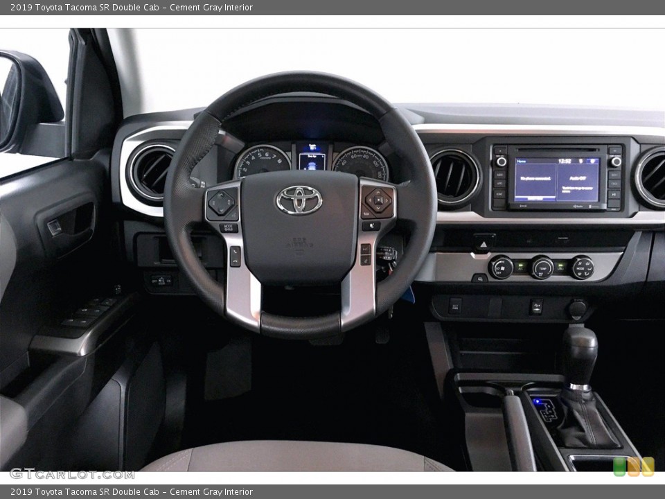 Cement Gray Interior Dashboard for the 2019 Toyota Tacoma SR Double Cab #139364710