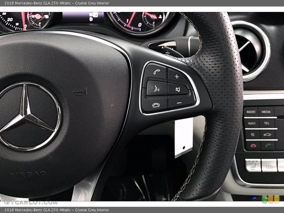 Crystal Grey Interior Steering Wheel for the 2018 Mercedes-Benz GLA 250 4Matic #139366879