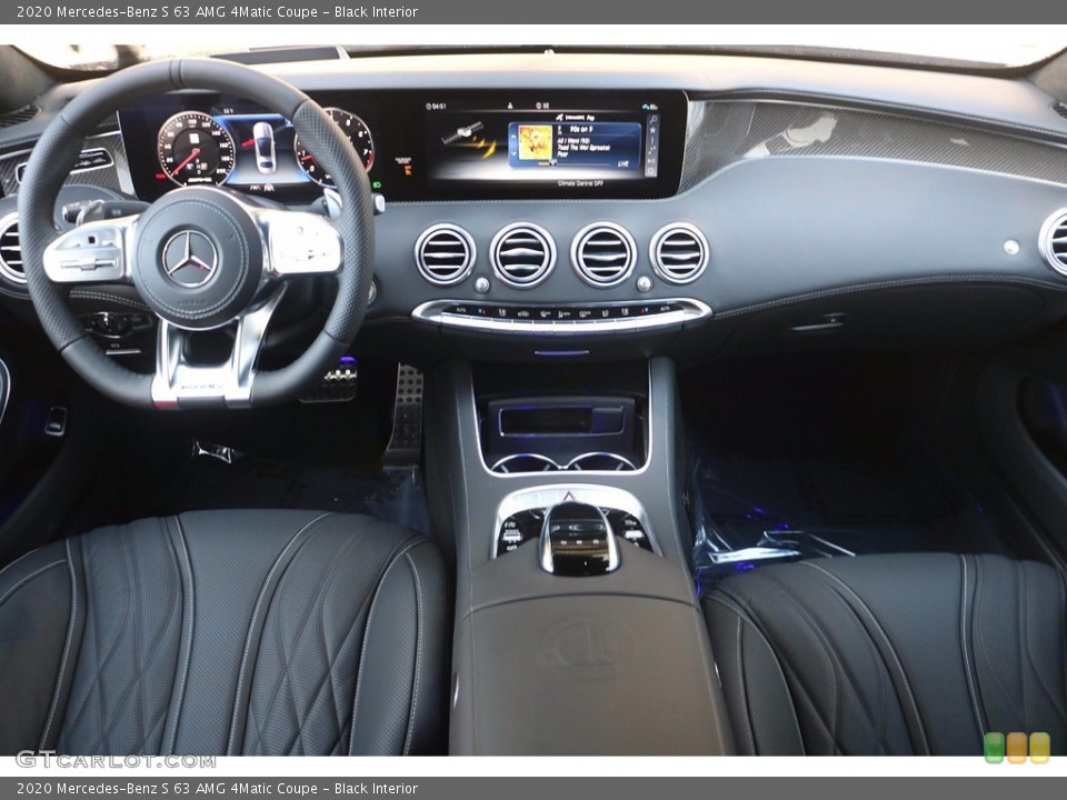 Black Interior Photo for the 2020 Mercedes-Benz S 63 AMG 4Matic Coupe #139372522