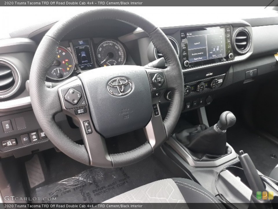 TRD Cement/Black Interior Transmission for the 2020 Toyota Tacoma TRD Off Road Double Cab 4x4 #139372781