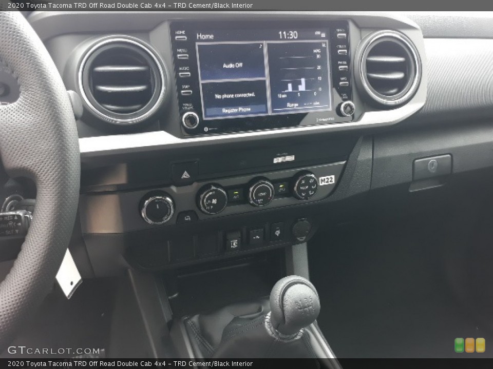TRD Cement/Black Interior Transmission for the 2020 Toyota Tacoma TRD Off Road Double Cab 4x4 #139372976