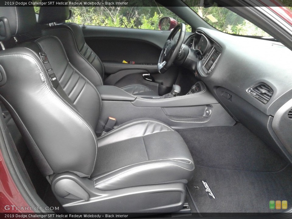 Black Interior Front Seat for the 2019 Dodge Challenger SRT Hellcat Redeye Widebody #139374587
