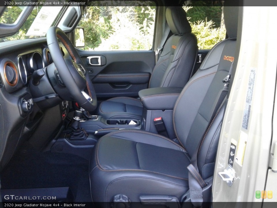 Black 2020 Jeep Gladiator Interiors