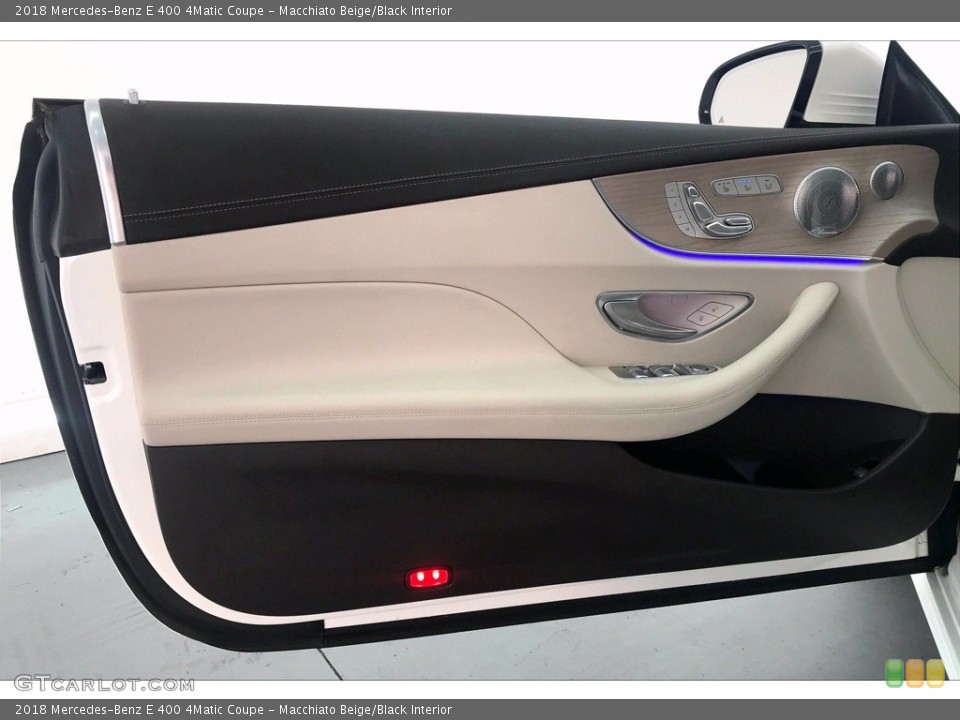 Macchiato Beige/Black Interior Door Panel for the 2018 Mercedes-Benz E 400 4Matic Coupe #139377686