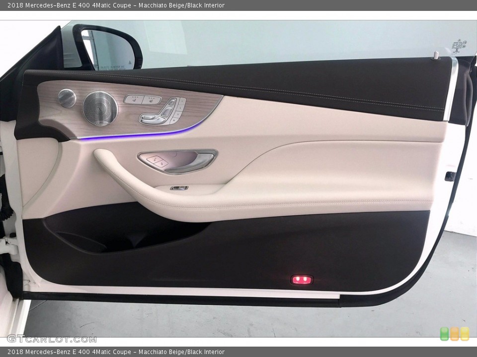 Macchiato Beige/Black Interior Door Panel for the 2018 Mercedes-Benz E 400 4Matic Coupe #139377800