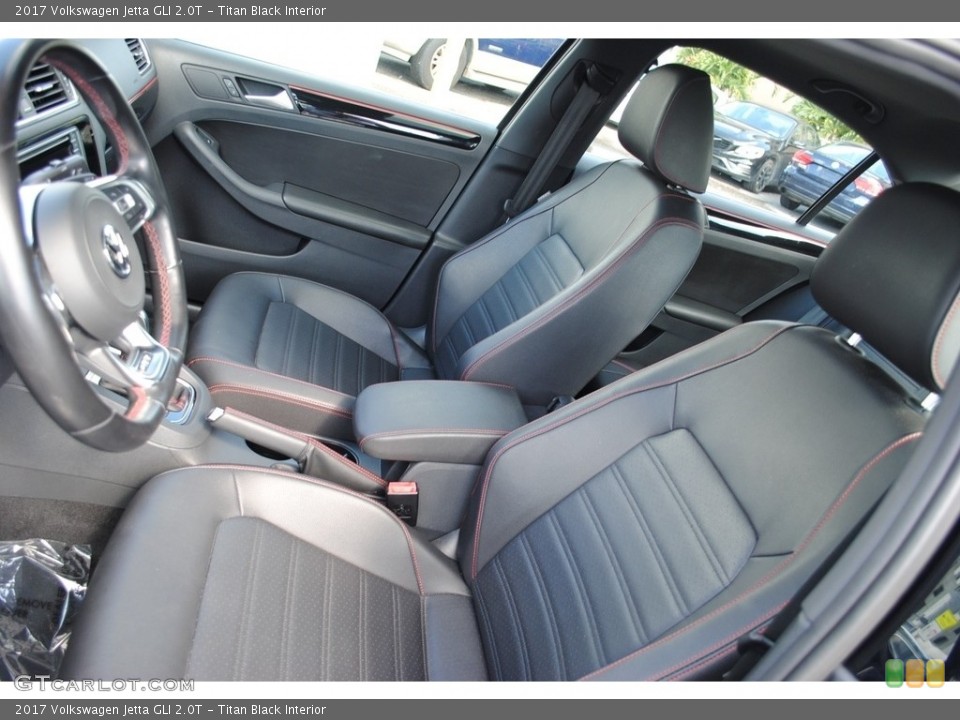 Titan Black Interior Front Seat for the 2017 Volkswagen Jetta GLI 2.0T #139377854