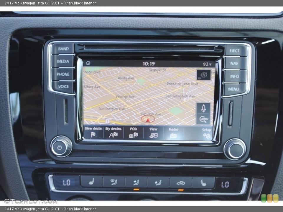 Titan Black Interior Navigation for the 2017 Volkswagen Jetta GLI 2.0T #139377953