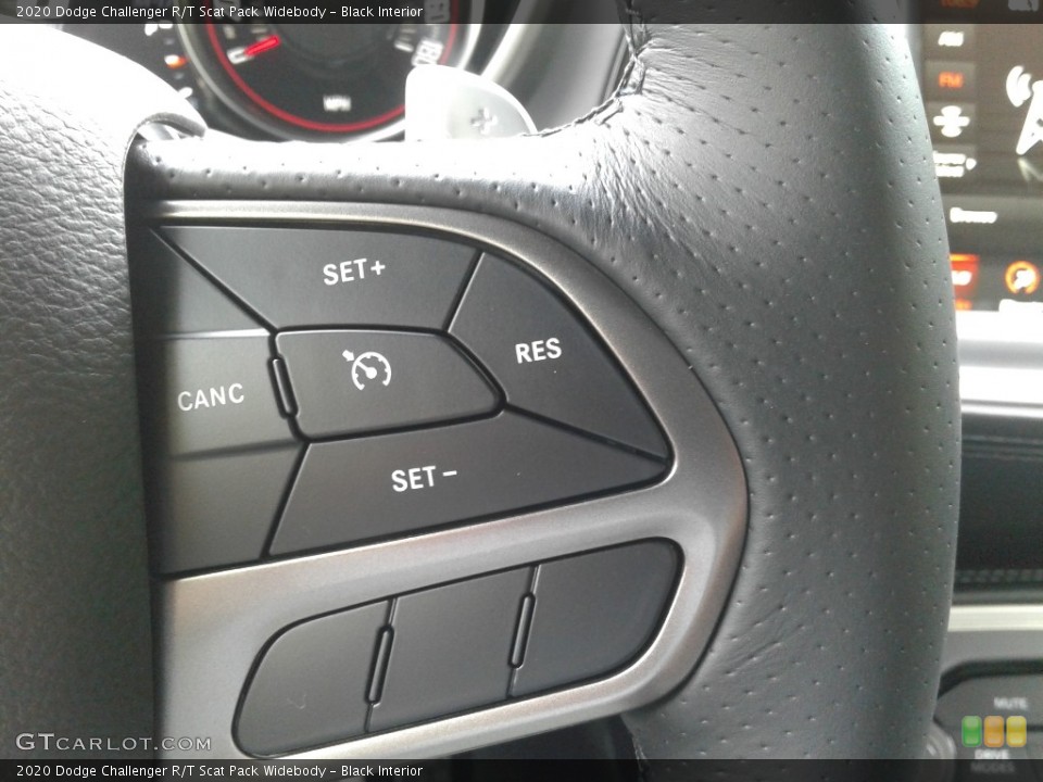 Black Interior Steering Wheel for the 2020 Dodge Challenger R/T Scat Pack Widebody #139378208