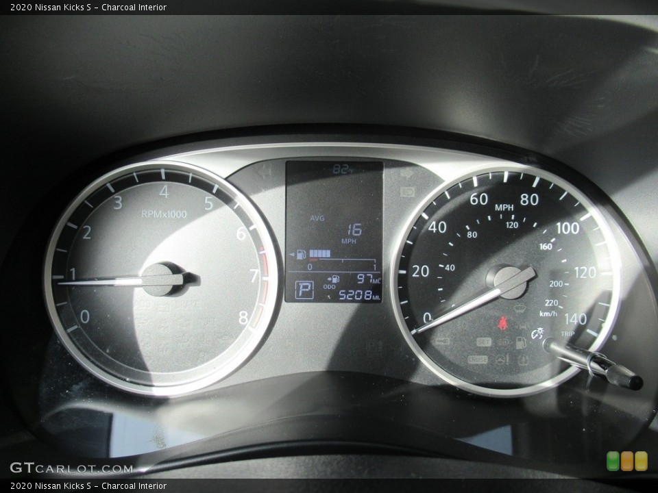 Charcoal Interior Gauges for the 2020 Nissan Kicks S #139378523